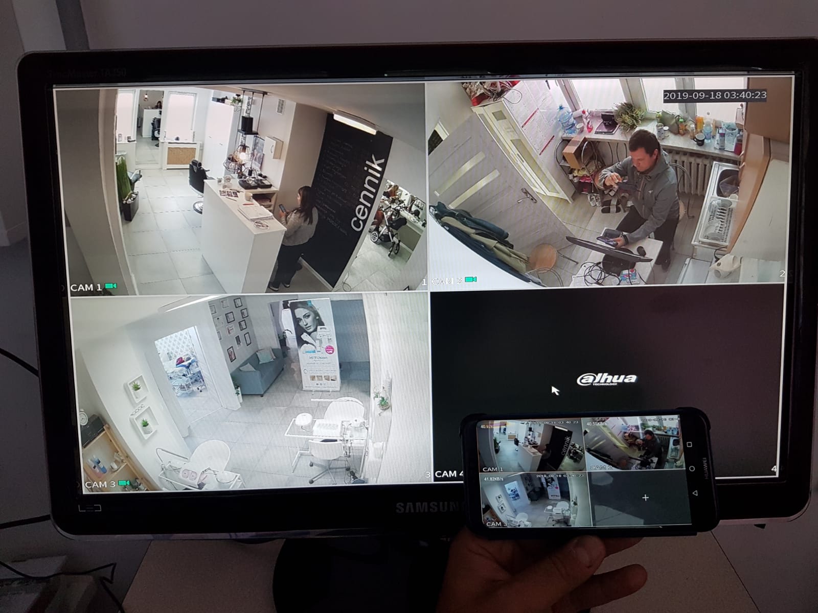 monitoring salon kosmetyczny